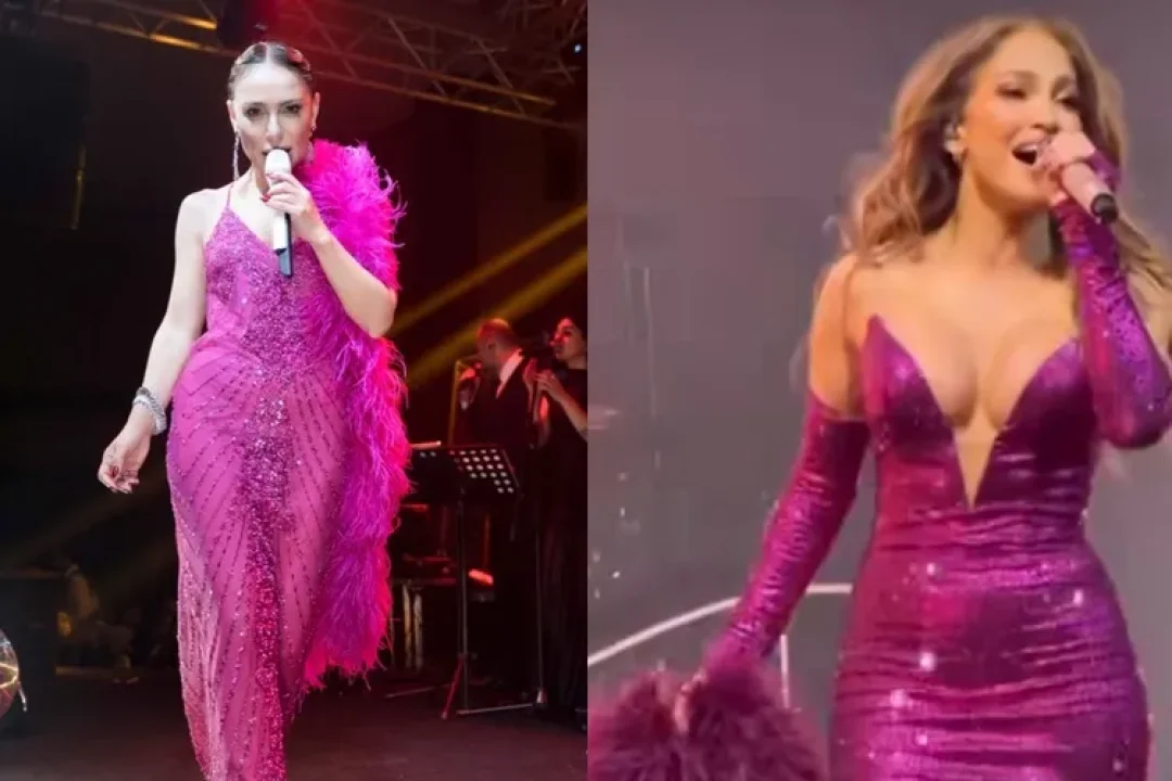 Gülben Ergen, İzmir konseriyle yeni yılın ilk saatlerine girdi.