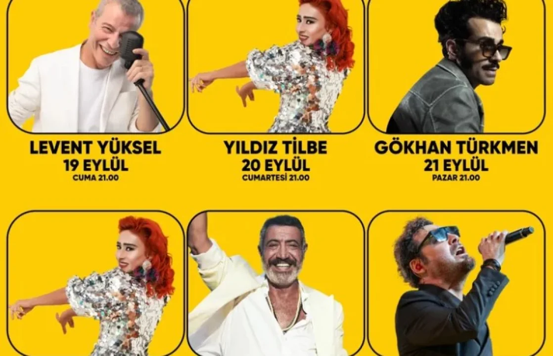 Jolly Joker Harbiye Açık Hava Konserleri Eylül ve Ekim'de Müzikseverlerle Buluşuyor